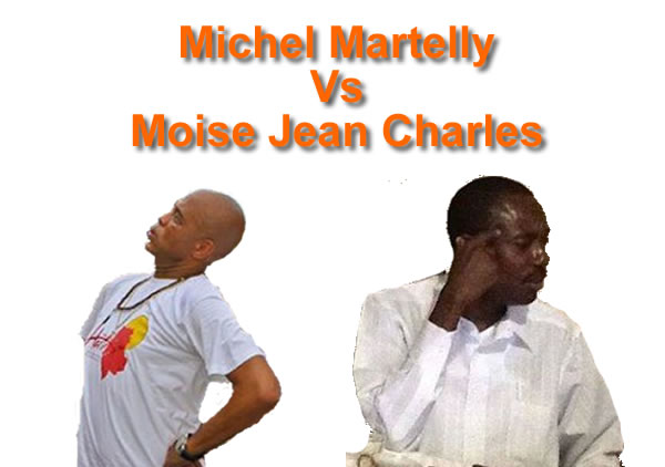 Moise Jean Charles and President Michel Martelly