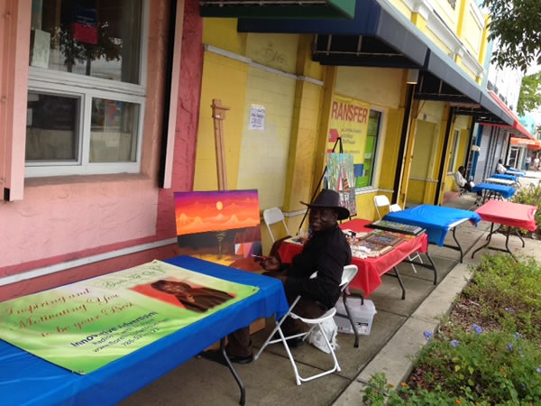 book fair in Miami's Little Haiti neighborhood