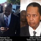 Retired Col. Joseph Baguidy and Jean-Claude Duvalier, Baby Doc
