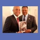 Jesse Jackson and Michel Martelly
