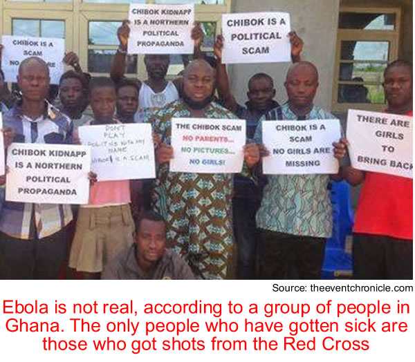Ebola not real, According to some in Ghana and Red Cross is responsible
