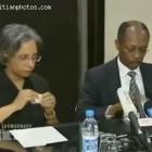 Jean-Bertrand Aristide And Wife Mildred Aristied Discussing Plan To Return To Haiti