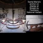 Anchor of Santa Maria at Musée du Panthéon National Haïtien