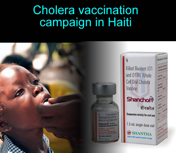 Cholera vaccination campaign in Haiti