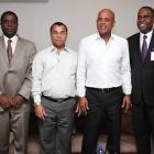 Michel Martelly meets with  Me Jean Henry Céant