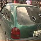 A Car Window broken during Protest in Haiti