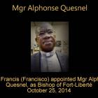 Mgr Alphonse Quesnel, appointed Bishop of Fort-Liberté by Pope Francis