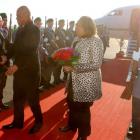 President Michel Martelly and Sophia Martelly in Germany