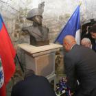 Visit by Michel Martelly in Fort de Joux in France in Honor of Toussaint Louverture