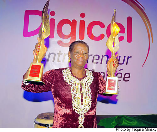 Uzale Remay founded APLADEM, Digicel Entrepreneur of the Year 2014