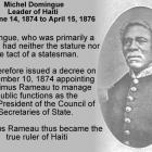 Michel Domingue, President of Haiti