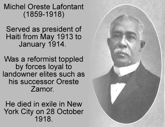 Michel Oreste, one of the many Presidents of Haiti
