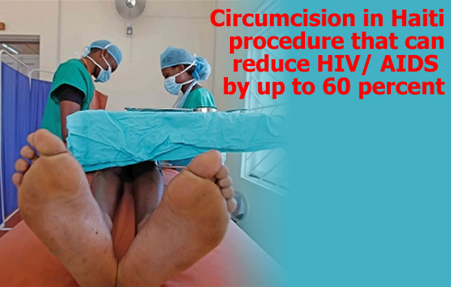 Newborn male circumcision, a way to fight HIV/ Aids in Haiti