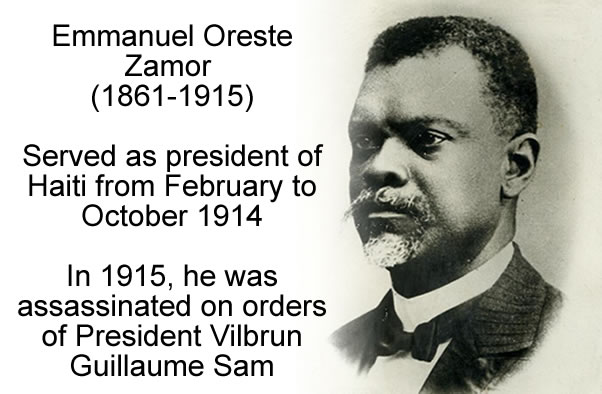 Oreste Zamor, short and extremely chaotic presidency