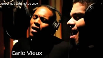 Artists Michael Guirand And Carlo Vieux In The Music Video Sak Passe Ayiti