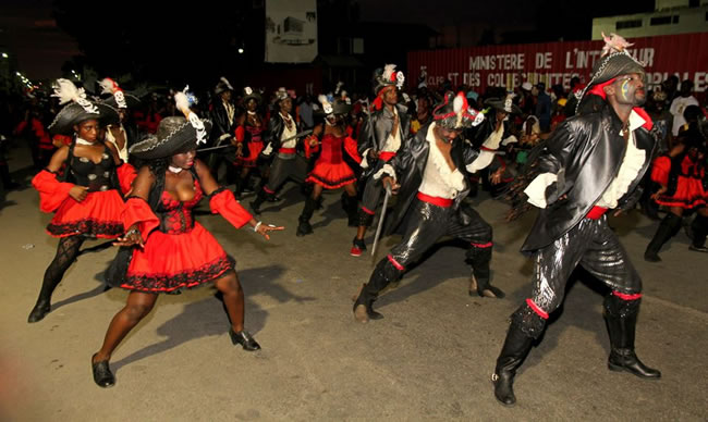 Women dancing - Haiti Kanaval Picture 2015