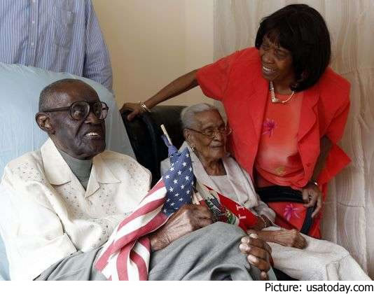 Haitian Couple married for 82 years, Duranord and Jeanne Veillard