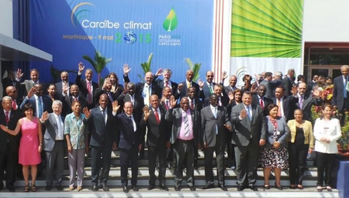 President Martelly at the Caribbean Climate Summit 2015