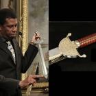 Dany Laferrière received traditional Academician sword