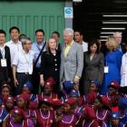 Hillary and Bill Clinton in Haiti
