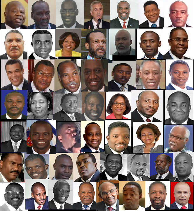 Some of the Candidates for Haiti Presidency in 2015