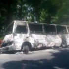 Bus of the company Dignite burned in Arcahaie