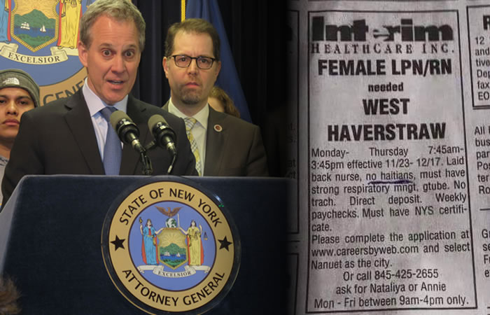 New York Attorney General getting into the No Haitians Ad