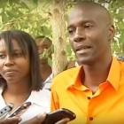 Jovenel Moise and wife voting
