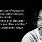Dr. Martin Luther King on Education