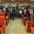 The elected senators of the 50th Legislature in Haiti