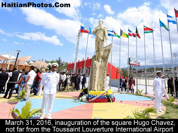 Inauguration of the square Hugo Chavez