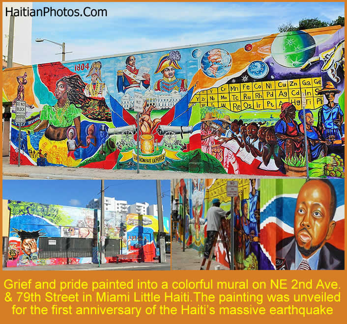 Grief and pride marking Haiti earthquake Anniversary in mural