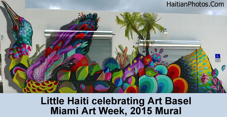 Little Haiti celebrating Art Basel during Miami Art Week, 2015