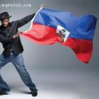 Wyclef Jean With Haitian Flag