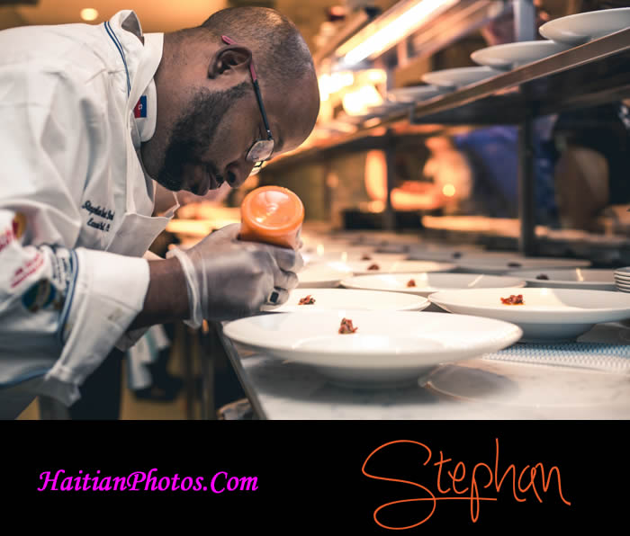 Chef Stephan promoting Haitian Gastronomy all over the world