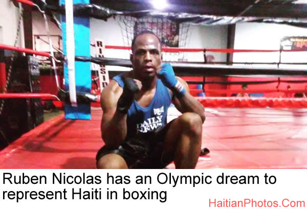 Ruben Nicolas, Olympic dream to represent Haiti in boxing