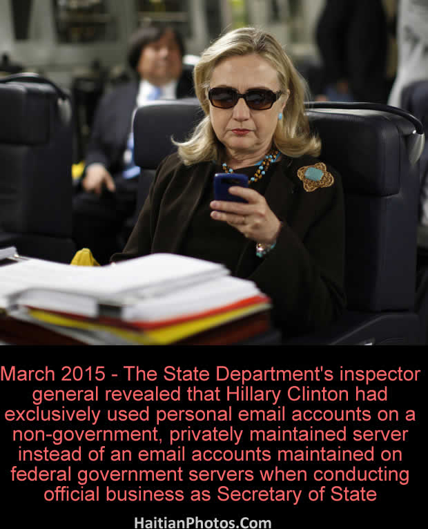 Hillary Clinton, the email controversy