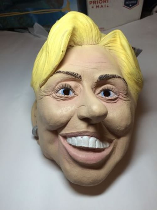 Hillary Clinton as Halloween costume