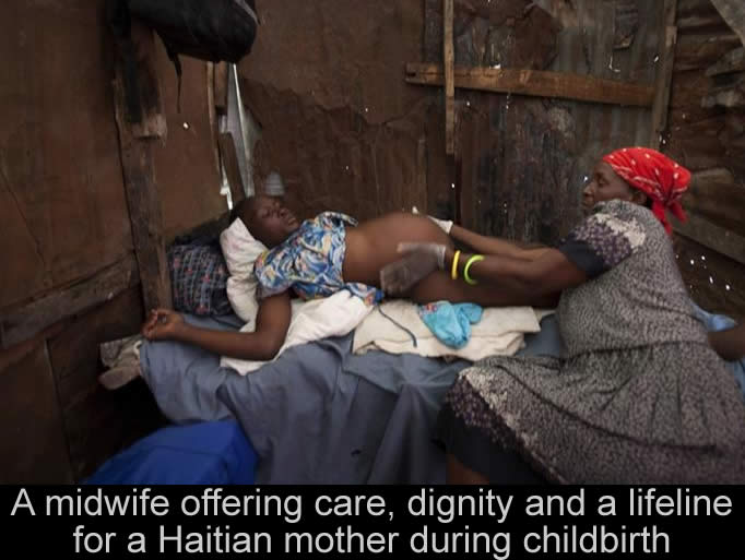Midwife in Haiti