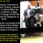 Former PNH Chief, Godson Orelus, arrested for illegal arm trafficking