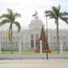 Haiti National Palace Decorated For Christmas