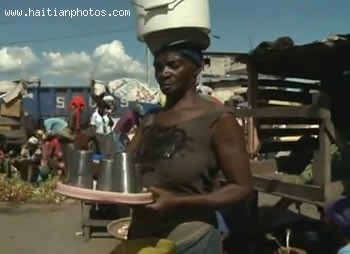 Street Vendor Selling Water