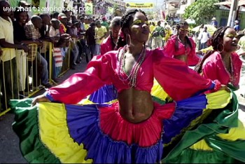 Carnival In Haiti Display Of Color