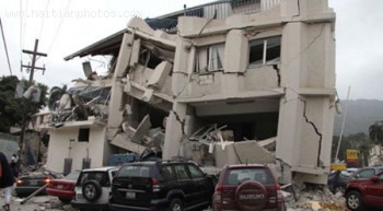 Bulding Destroyed By 2010 Haiti Earthquake