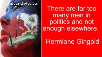 Haitian politic - too many people in Haiti in Politic