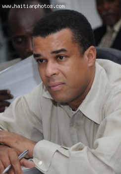 Senator Steven Benoit A Former Depute And Current Senator Elect For The Western Department In Haiti