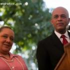 President-elect Michel Martelly and  wife Sophia Martelly