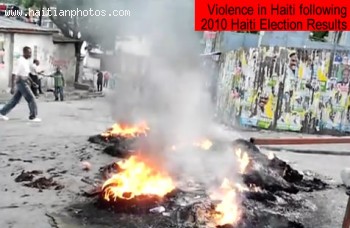 Violence Following Results Of Haiti Election 2010